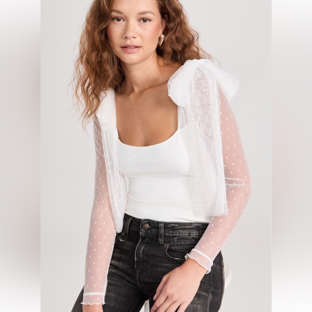 Free People tongue tied thong bodysuit